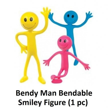 Bendy Man Bendable Smiley Figure