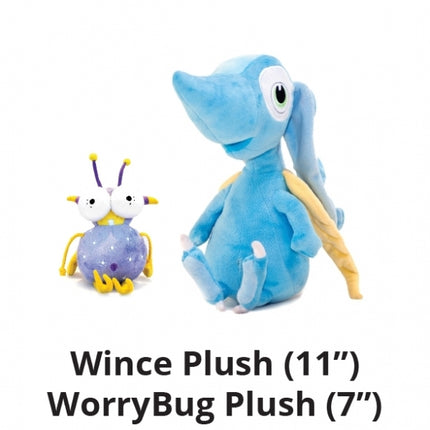 Wince Plush and WorryBug Plush Set