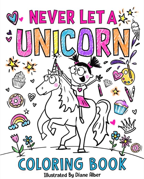 Unicorn Colouring Book