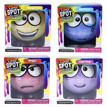 A Little SPOT Ever Foam Slime Balls Capsules Pack - 4 Unique (Random Pack)