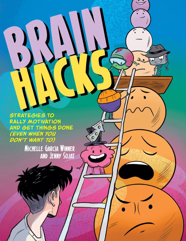 Brain Hacks Graphic Novel and Thinksheets Book Bundle