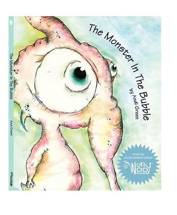 The Monster In The Bubble + Squeek Plush + Activity Book