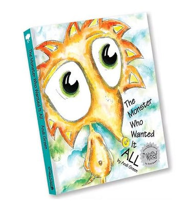 The Monster Who Wanted It All + Zelly Plush + Activity Book