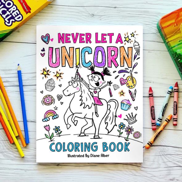 Unicorn Colouring Book