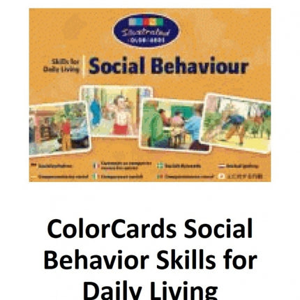 ColorCards Social Behavior Skills for Daily Living