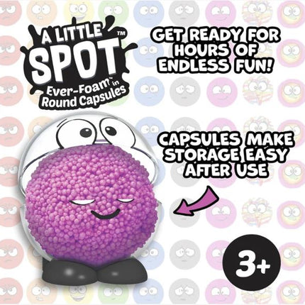 A Little SPOT Ever Foam Slime Balls Capsules Pack - 4 Unique (Random Pack)