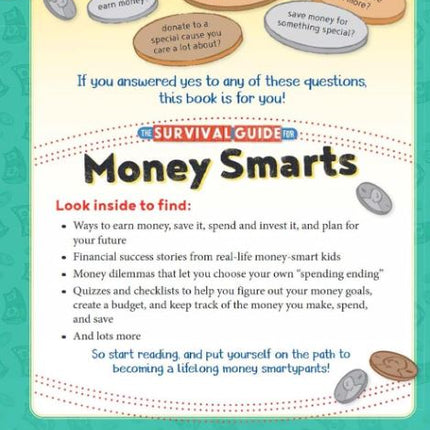 The Survival Guide for Money Smarts: Earn, Save, Spend, Give