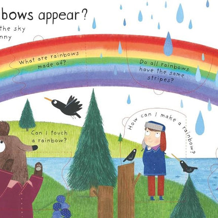 Lift-the-flap First Questions & Answers what makes it rain?