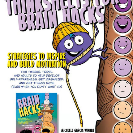 Brain Hacks Graphic Novel and Thinksheets Book Bundle