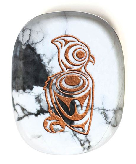 Spirit Stone - Howlite Spirit Owl