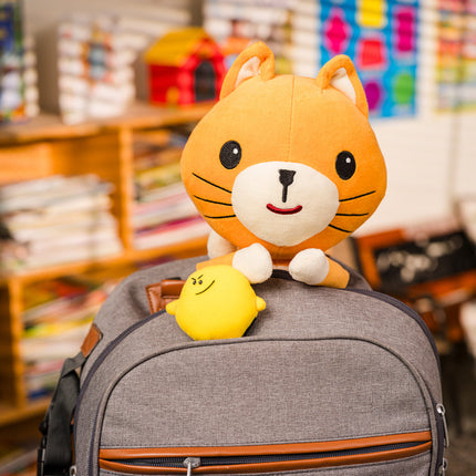 Kimochis® Cat 13" Plush Character in a Canvas Bag