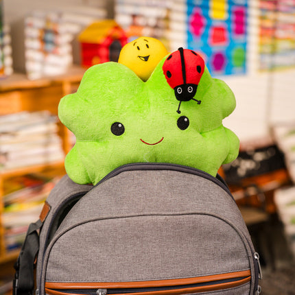 Kimochis® Clover 13" Plush Character in a Canvas Bag