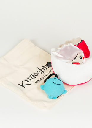 Kimochis® Lovey Dove 6" Plush Character in a Canvas Bag