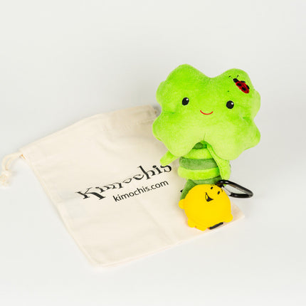 Kimochis® Clover 6' Plush Character in a Canvas Bag