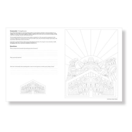 Colouring Journal II: Northwest Coast First Nations and Native Art