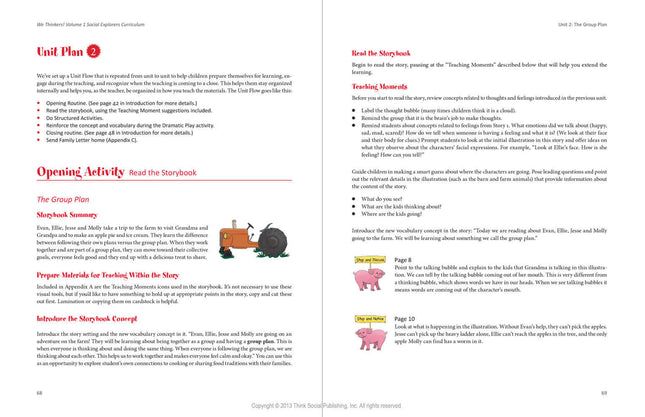 We Thinkers! Volume 1 Social Explorers Deluxe Package
