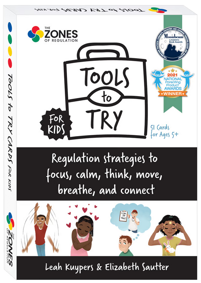 Zones of Regulation: Tools to Try Cards for Kids