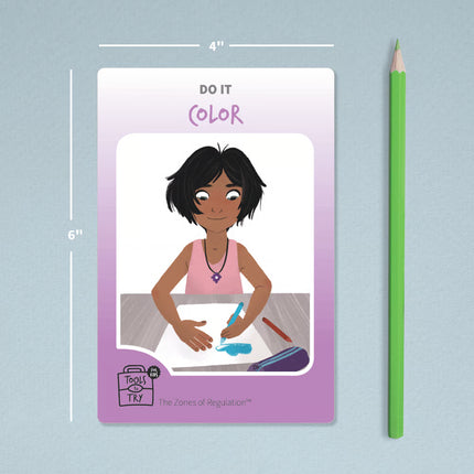 Zones of Regulation: Tools to Try Cards for Kids
