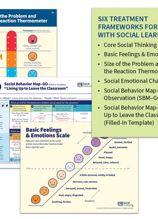 Social Thinking Frameworks  Collection : Core Practical Treatment Frameworks Set 1