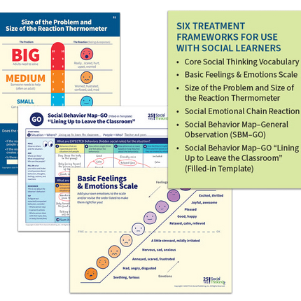Social Thinking Frameworks  Collection : Core Practical Treatment Frameworks Set 1