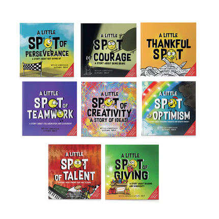 Little SPOT of Life Skills Box Set (8 Books: Courage, Perseverance, Teamwork, Talent, Thankful, Optimism, Creativity, & Giving)