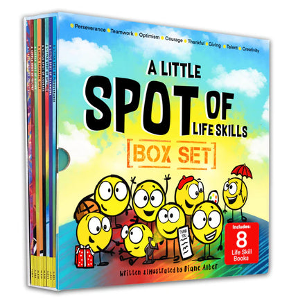 Little SPOT of Life Skills Box Set (8 Books: Courage, Perseverance, Teamwork, Talent, Thankful, Optimism, Creativity, & Giving)