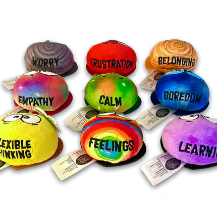 9 Mini Feeling Plush Toys with A Little SPOT of Feelings With Activity Book Box Set
