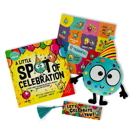 Birthday Celebration Plush Toy and Book Set