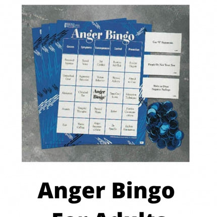 Anger Bingo For Adults