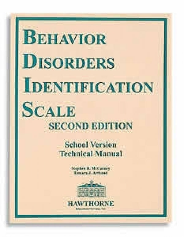 BDIS-2 Behavior Disorders Identification Scale Home Version Rating Forms (25)