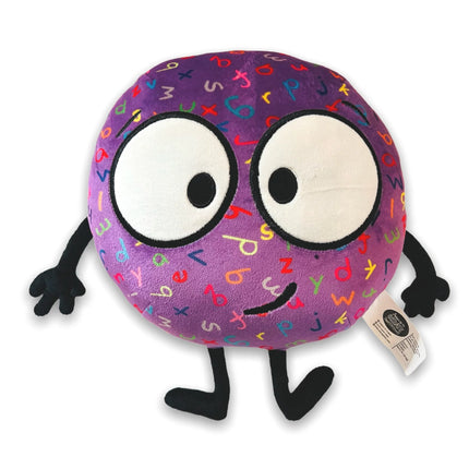 Big Purple Letter Learning Plush