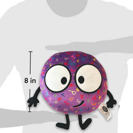 Big Purple Letter Learning Plush