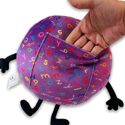 Big Purple Letter Learning Plush
