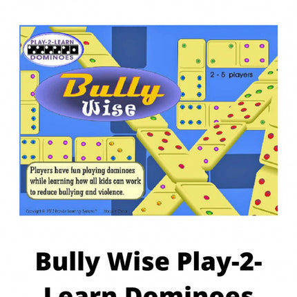 Bully Wise Play-2-Learn Dominoes