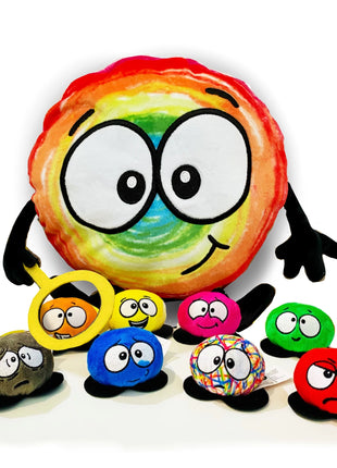 Feeling Detective Plush with 8 Mini Plush Emotions