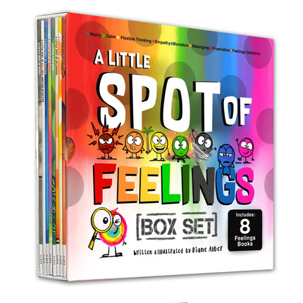 Little SPOT of Feelings Box Set  (8 Books: Empathy, Frustration, Calm, Worry, Belonging, Flexible Thinking, Boredom and Feelings: Emotion Detective),