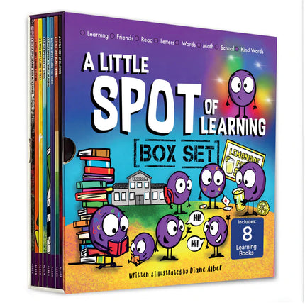 Little SPOT of Learning Box Set (8 Books: Kind Words, Friendship, Learning with Emotions, Goes to School, Letters, Words, Reading, Math)