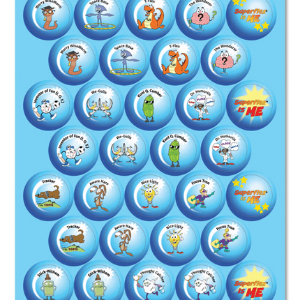 Superflex Super Sticker Collection: Thinkables & UnthinkaBots