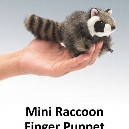 Mini Raccoon Puppet