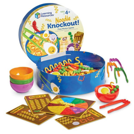 Noodle Knockout Fine Motor Game