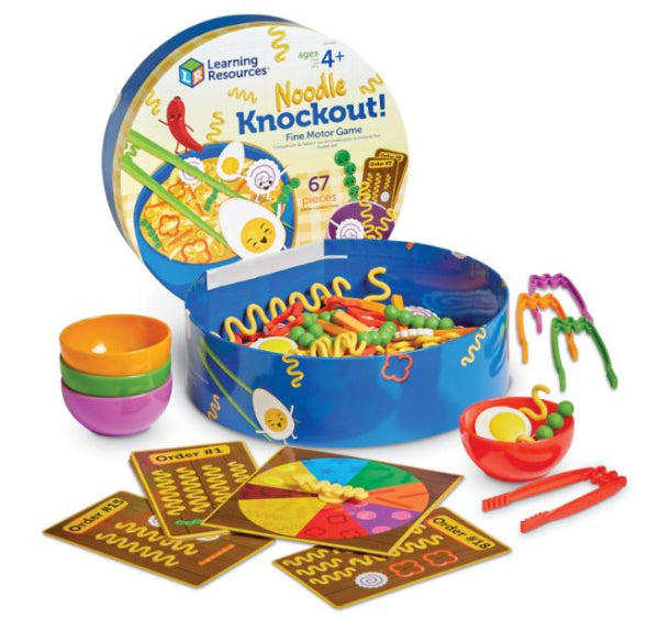 Noodle Knockout Fine Motor Game
