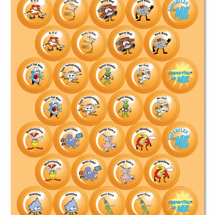 Superflex Super Sticker Collection: Thinkables & UnthinkaBots