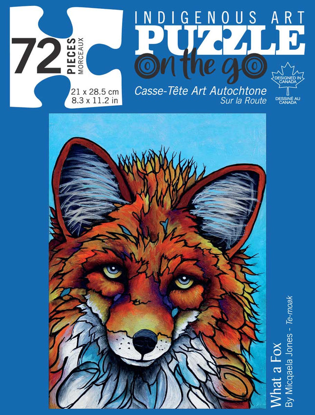 What a Fox 72 Piece Puzzle