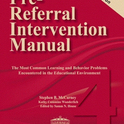 PRIM Pre-Referral Intervention Manual