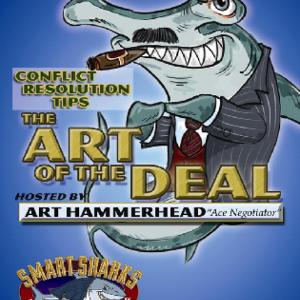 Smart Sharks Art of the Deal Conflict Resolution: Card Game
