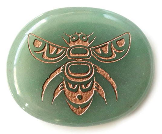 Spirit Stone - Green Aventurine Bee