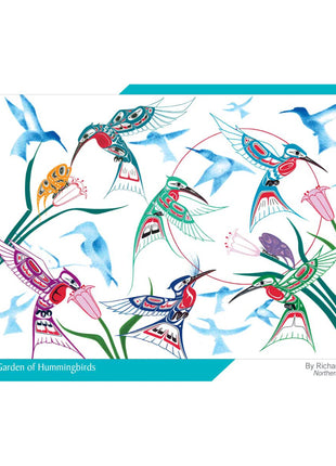 Garden of Hummingbirds 1000 Piece Puzzle