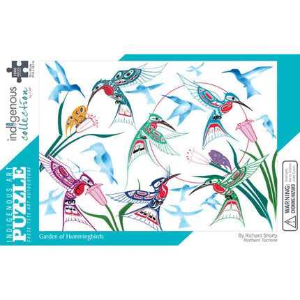 Garden of Hummingbirds 1000 Piece Puzzle