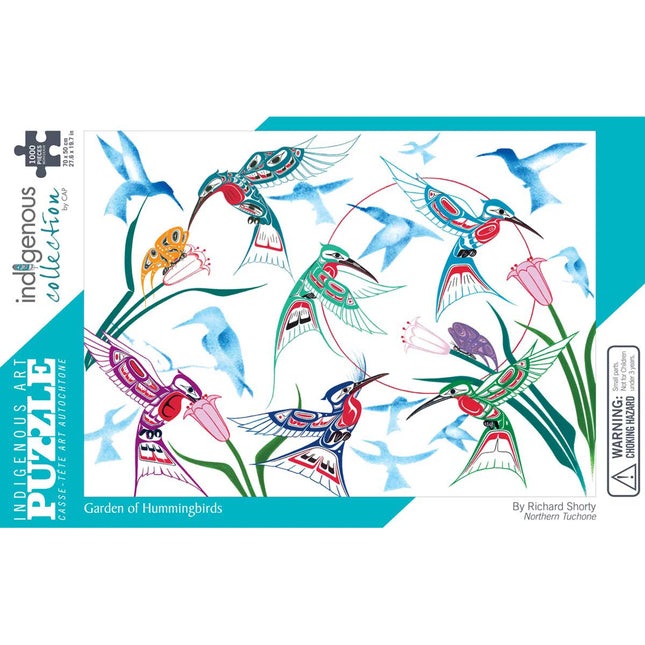 Garden of Hummingbirds 1000 Piece Puzzle