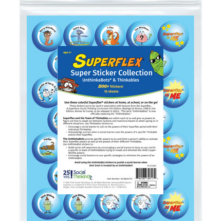 Superflex Super Sticker Collection: Thinkables & UnthinkaBots